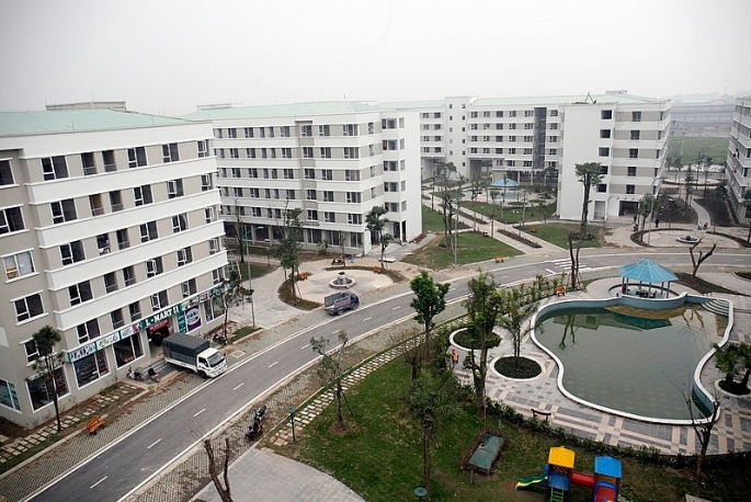 Một góc xã Nông thôn mới nâng cao Đặng Xá, huyện Gia Lâm.