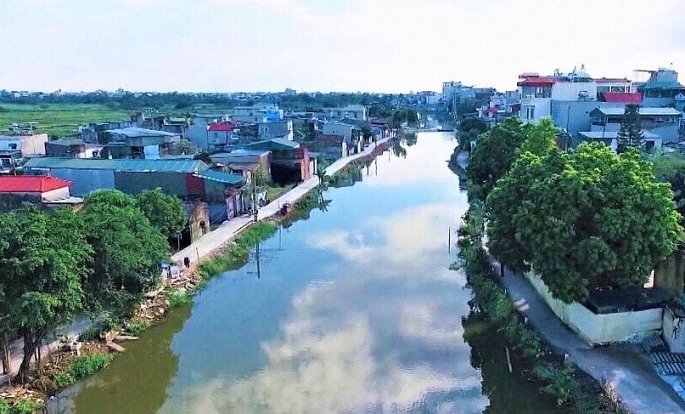 Xã nông thôn mới nâng cao Liên Ninh, huyện Thanh Trì ngày càng khang trang, sạch đẹp