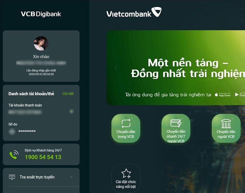 Từ 1-1-2022 Vietcombank chính thức bỏ phí chuyển tiền online