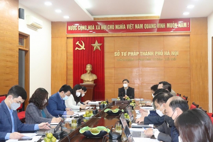 Thứ trưởng Bộ Tư pháp Nguyễn Khánh Ngọc cùng đoàn công tác làm việc với Sở Tư pháp