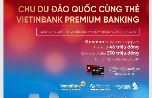 Chu du đảo quốc cùng thẻ VietinBank Premium Banking