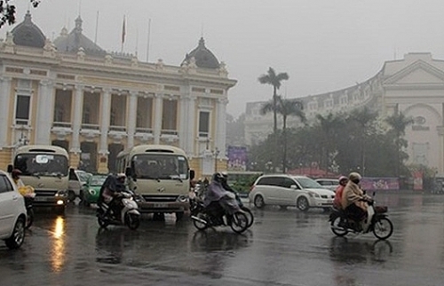 Thời tiết ngày 18-2: Bắc Bộ mưa dông, Nam Bộ nắng nóng