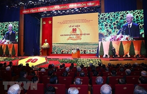 Điện mừng dịp kỷ niệm 90 năm Ngày thành lập Đảng Cộng sản Việt Nam