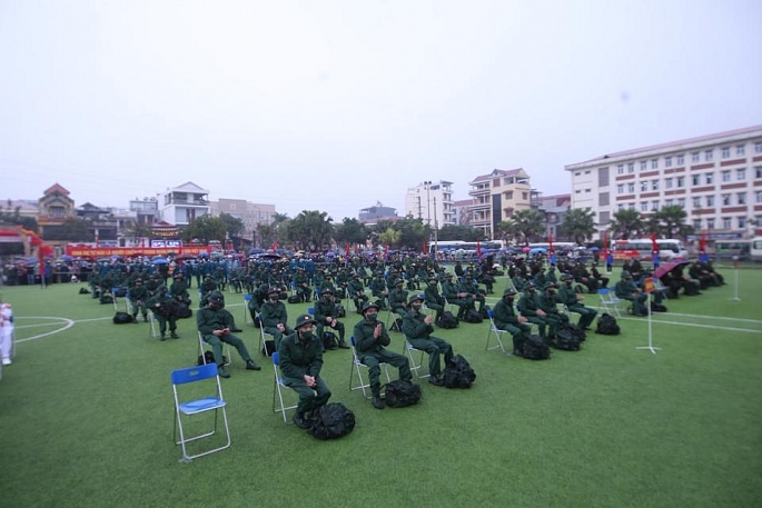 Hà Nội: Hơn 4.300 thanh niên lên đường nhập ngũ