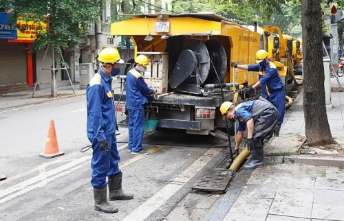 Hà Nội ban hành đơn giá duy trì hệ thống thoát nước đô thị