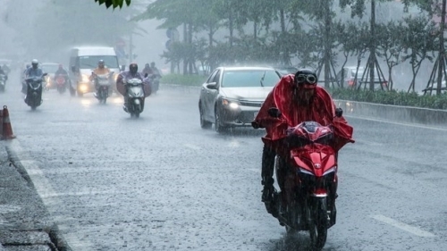 Bắc Bộ có mưa rào và dông, đề phòng lũ quét, sạt lở đất