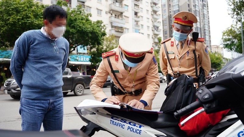 Hà Nội: Đẩy mạnh thu phạt giao thông qua Cổng dịch vụ công quốc gia