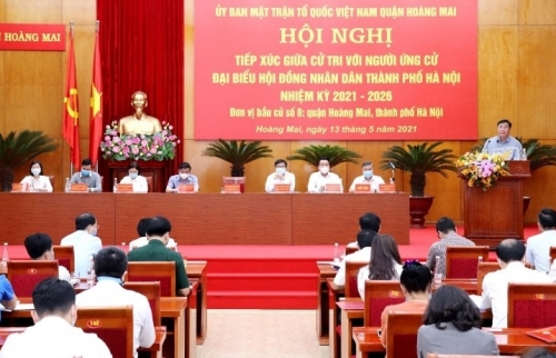 Cử tri quận Hoàng Mai đánh giá cao chương trình hành động của các ứng cử viên đại biểu HĐND TP Hà Nội khóa XVI