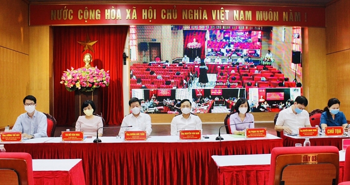 Các ứng cử viên đại biểu HĐND TP Hà Nội nhiệm kỳ 2021-2026 tiếp xúc cử tri quận Hai Bà Trưng