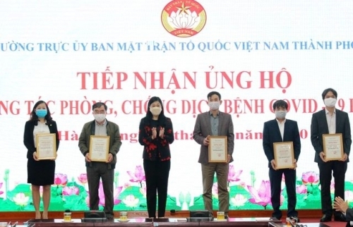 Ủy ban MTTQ Việt Nam TP Hà Nội kêu gọi ủng hộ công tác phòng, chống dịch Covid-19