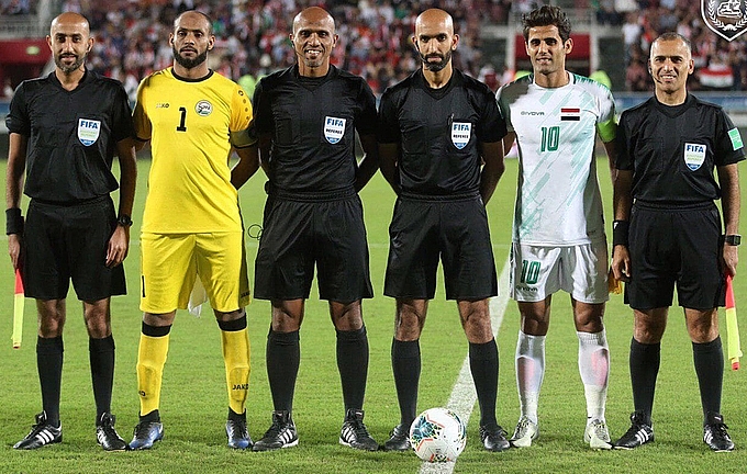 Trọng tài Alali Ahmad sẽ cầm còi trận Việt Nam-Indonesia tại UAE