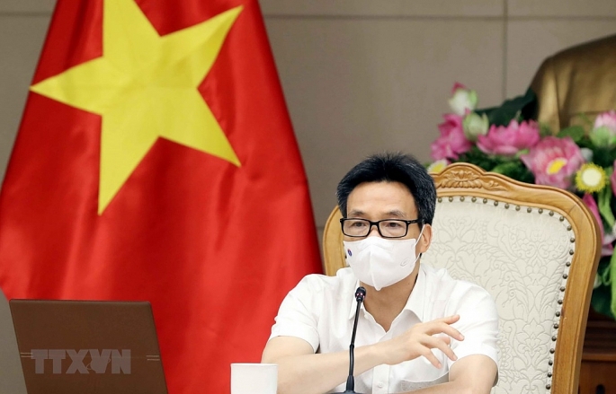 Phó Thủ tướng Chính phủ Vũ Đức Đam phát biểu chỉ đạo. (Ảnh: Phạm Kiên/TTXVN)