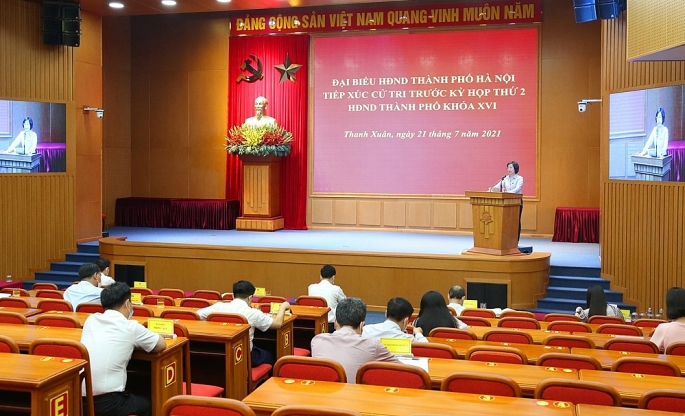 Hoãn lịch tiếp xúc cử tri trước kỳ họp thứ hai, HĐND TP Hà Nội khóa XVI