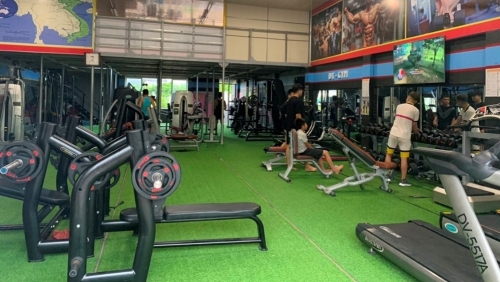 Phòng tập GYM ở huyện An Dương "mở cửa" giữa mùa dịch