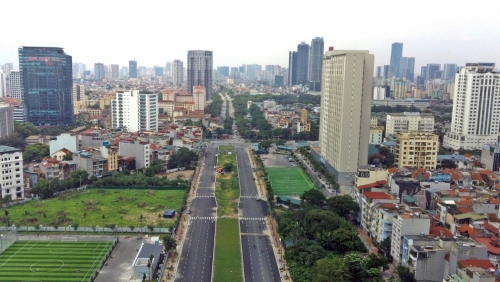 Hà Nội phân luồng giao thông tuyến đường BN2 khu trung tâm Tây Hồ Tây