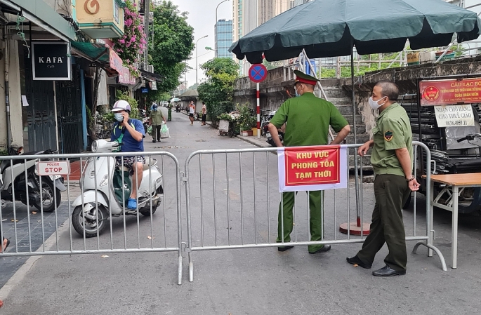 Hà Nội: Tăng cường kiểm soát thực hiện giãn cách xã hội tại các khu vực phong tỏa