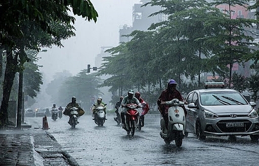 Bắc Bộ nhiều mây, có mưa rào và dông rải rác, cục bộ có mưa vừa, mưa to.