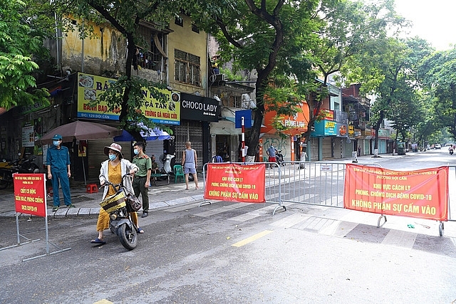 Hà Nội: Dỡ bỏ phong tỏa cách ly y tế khu vực ngõ 68 phố Đội Cấn
