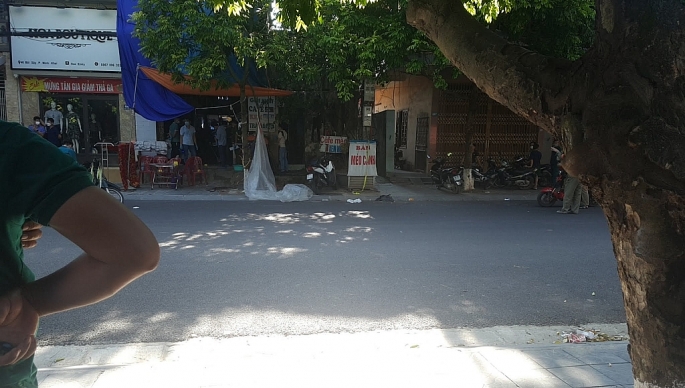 Hiện trường vụ án mạng.