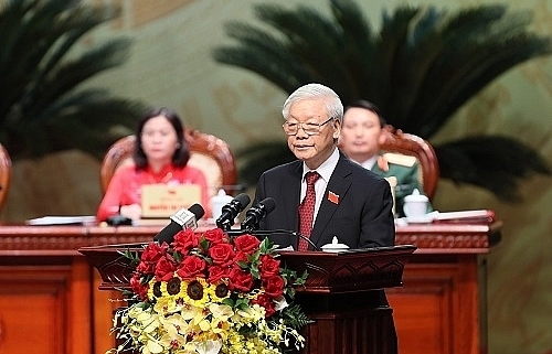 Toàn văn phát biểu của Tổng Bí thư, Chủ tịch nước tại Đại hội Đảng bộ thành phố Hà Nội lần thứ XVII