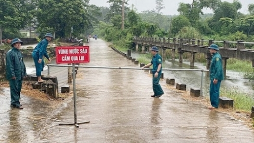 Tập trung ứng phó mưa lũ tại khu vực Trung Bộ và Tây Nguyên