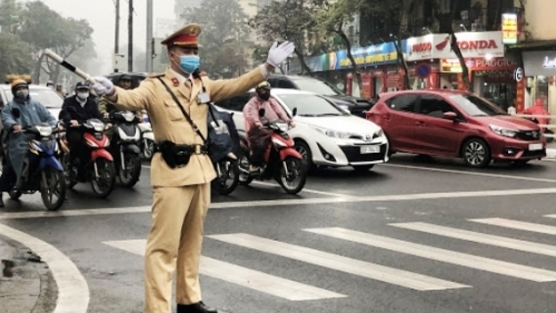 Bảo đảm trật tự, an toàn giao thông gắn với phòng, chống dịch Covid-19