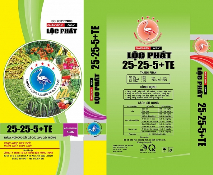 cong ty tnhh tm sx phan bon hung thinh luon lay chat luong san pham la hang dau