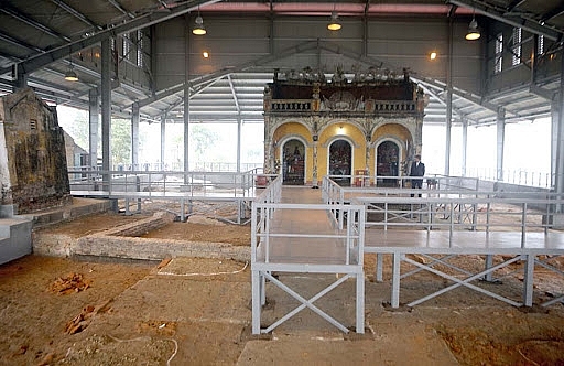 Di tích khảo cổ Địa điểm hành cung Lỗ Giang, xã Hồng Minh, huyện Hưng Hà, tỉnh Thái Bình.