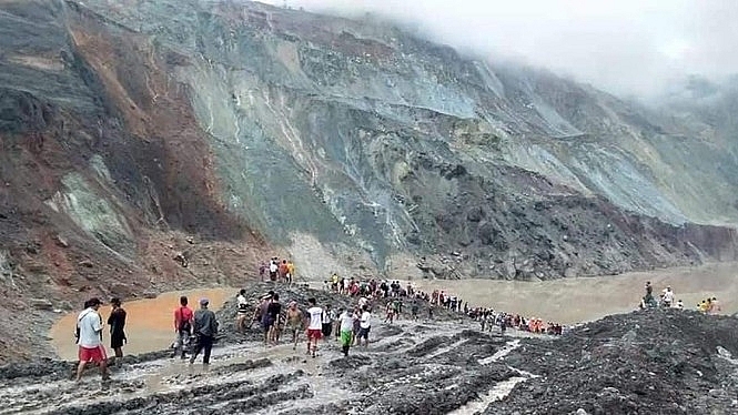  vụ lở đất tại mỏ ngọc xảy ra tại bang Kachin hồi tháng 7/2020