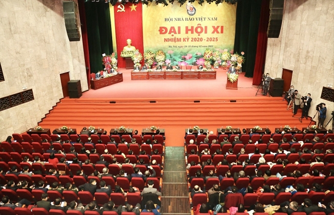 Quang cảnh Đại hội lần thứ XI Hội Nhà báo Việt Nam
