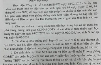 895 co so giao duc nghe nghiep cho hs sv nghi hoc de phong dich