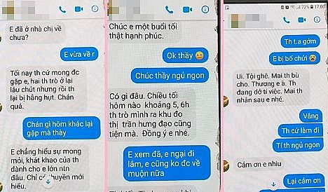 so giao duc thai binh yeu cau lam ro thong tin thay giao truong chuyen nhan tin ga tinh nu sinh