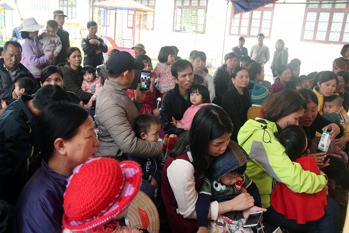 hang nghin hoc sinh duoc lay mau xet nghiem san lon mien phi o bac ninh