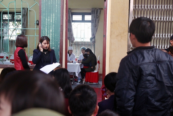 hang nghin hoc sinh duoc lay mau xet nghiem san lon mien phi o bac ninh