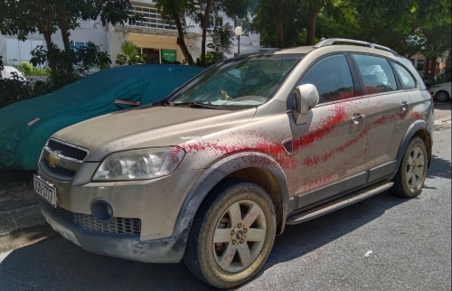 Người tạt sơn hàng chục xe ô tô ở khu đô thị Trung Văn có thể bị xử lý hình sự