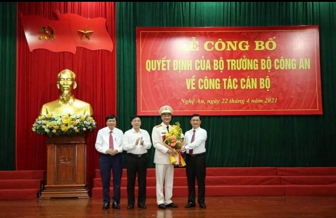 Đại tá Phạm Thế Tùng giữ chức vụ Giám đốc Công an tỉnh Nghệ An