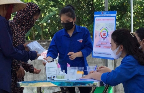 Màu áo xanh trong Ngày hội toàn dân