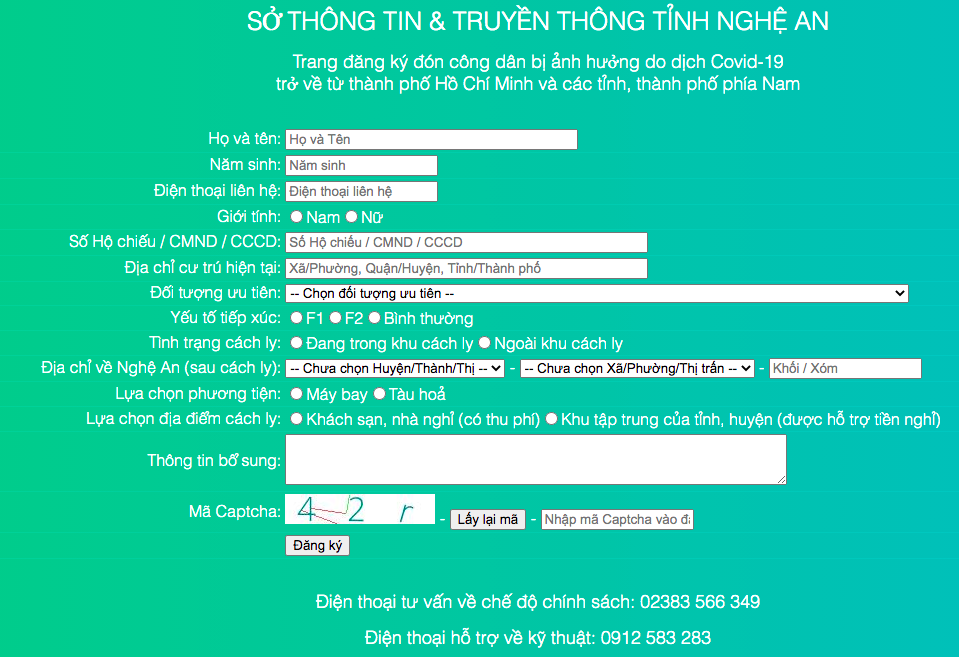 Nghệ An tạo điều kiện thuận lợi cho công dân tại các tỉnh thành phía Nam trở về quê hương