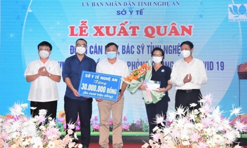 Thêm 30 "chiến sĩ áo trắng" xuất quân hỗ trợ phòng, chống dịch tại Đồng Nai