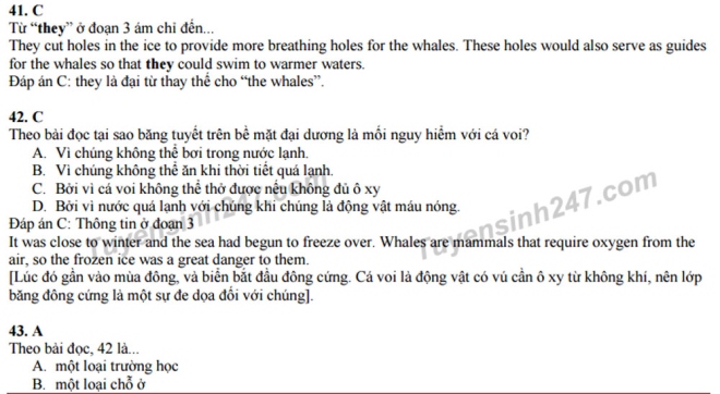 Gợi ý giải đề thi thử nghiệm THPT quốc gia 2017 môn tiếng Anh