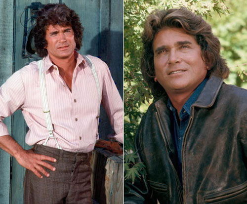 Michael Landon trong vai Charles Ingalls - người đàn ông trụ cột trong gia đình Ingalls.
