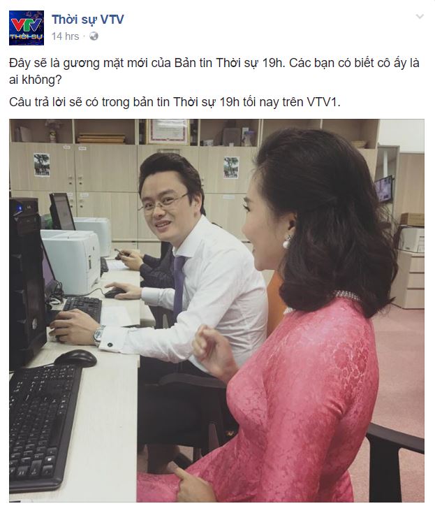 Bản tin Thời sự 19h có nữ Biên tập viên mới