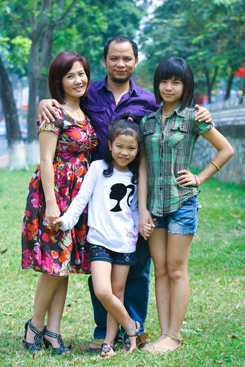Gia đình hạnh phúc của diễn viên Anh Tuấn - Nguyệt Hằng 1
