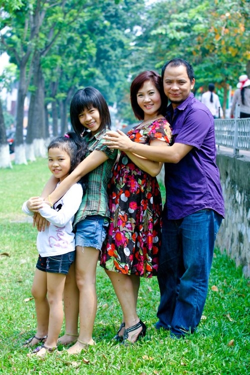 Gia đình hạnh phúc của diễn viên Anh Tuấn - Nguyệt Hằng 2