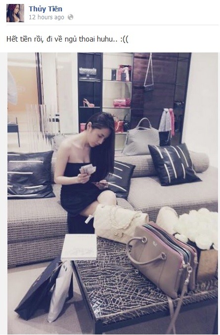 Những sao Việt bị chỉ trích vì khoe tiền của 1