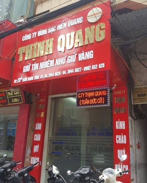 Hệ thống tiệm vàng Thịnh Quang từng bị cướp gần 900 triệu