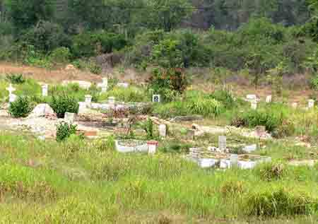 Khu nghĩa trang tử tù ở Long Bình
