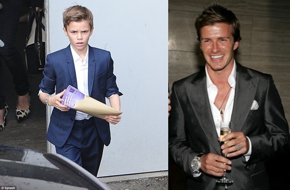Romeo Beckham, bản sao hoàn hảo của bố Becks 6 Romeo Beckham, bản sao hoàn hảo của bố Becks 6
