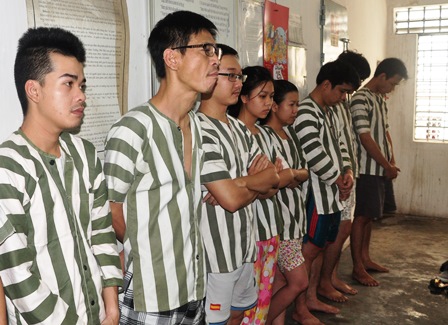 Các đối tượng bị bắt giữ