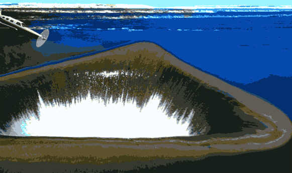 Nhiều tàu và máy bay đã bị mất tích bí ẩn tại khu vực “Tam giác quỷ” Bermuda (Ảnh: RT)